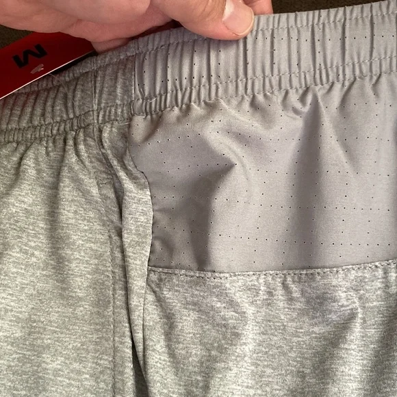 Spyder running gym workout shorts 2 in 1.